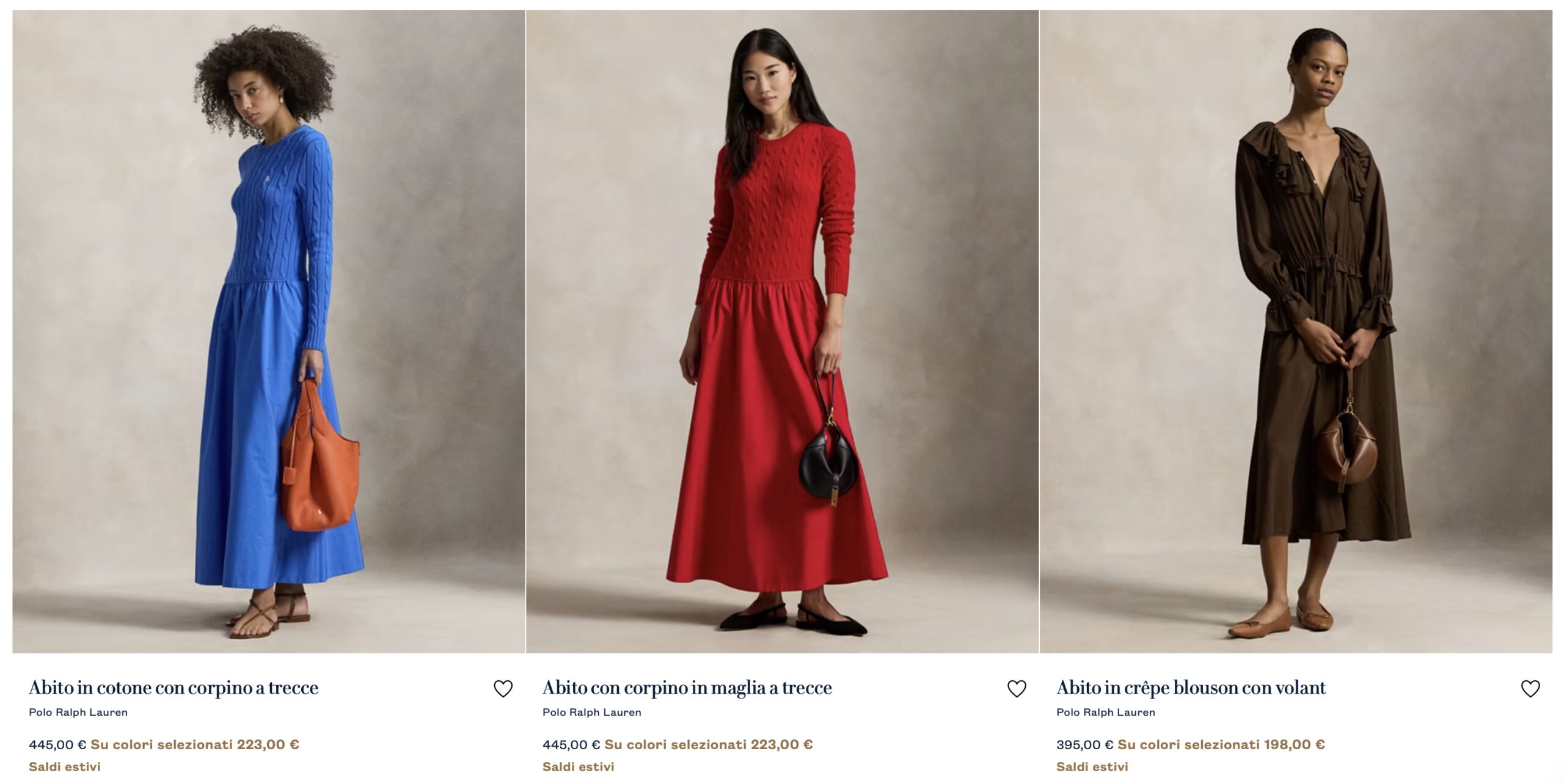 Летняя распродажа женской деловой одежды 2026: платья Ralph Lauren
