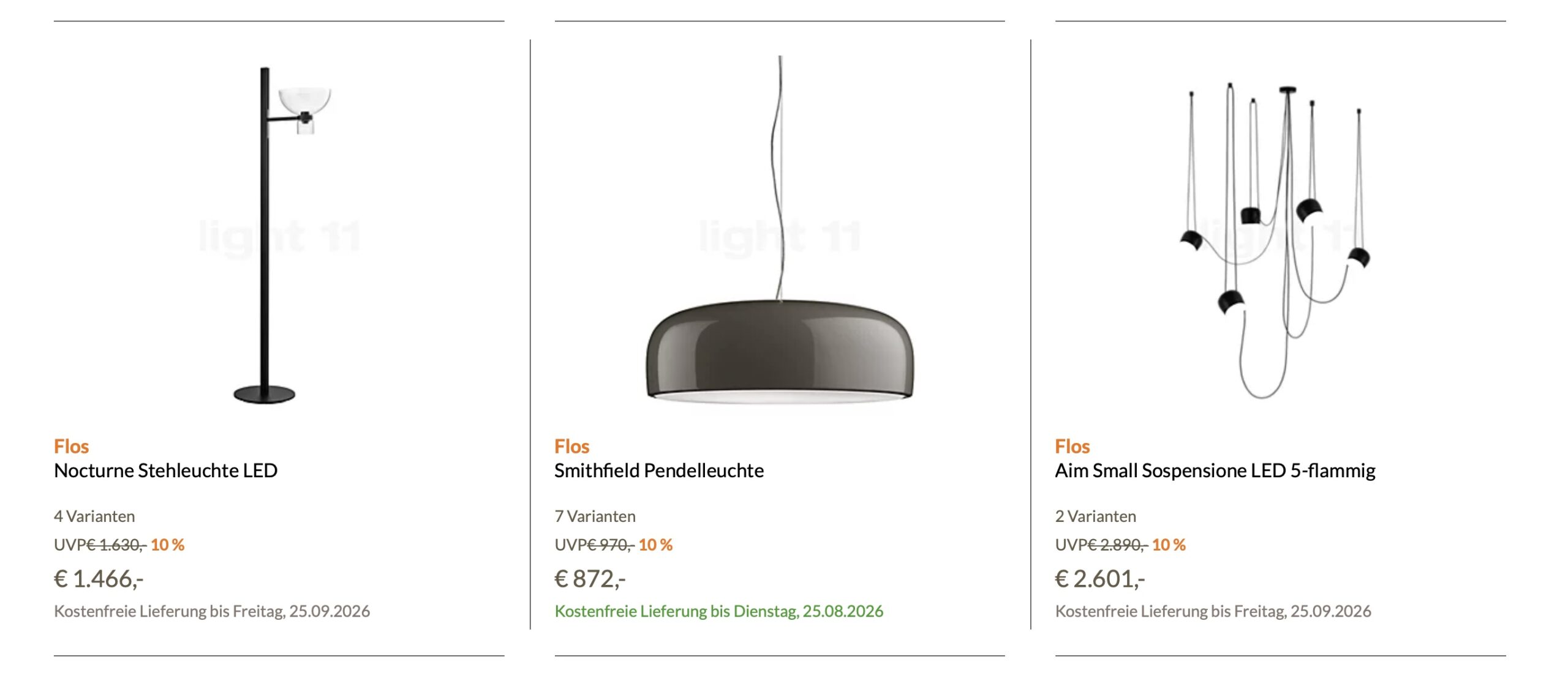 Купить светильники Flos на light11