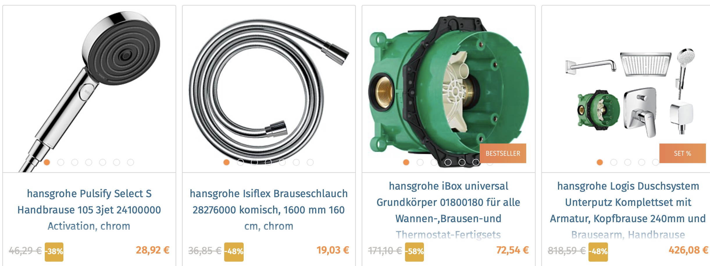 Купить сантехнику для ванной hansgrohe на Skybad с доставкой из Европы в Россию
