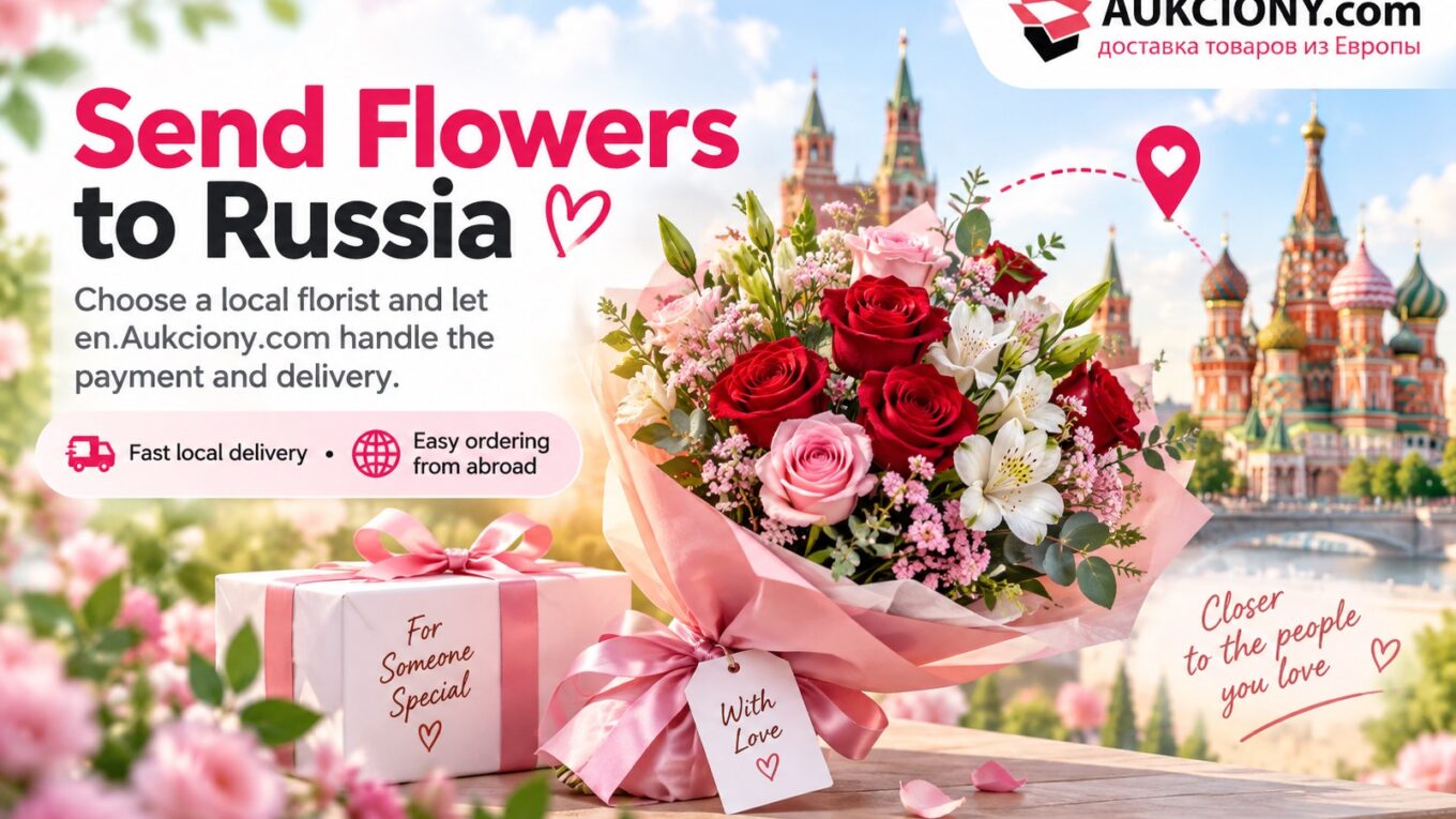 How to Send Flowers to Russia from Abroad