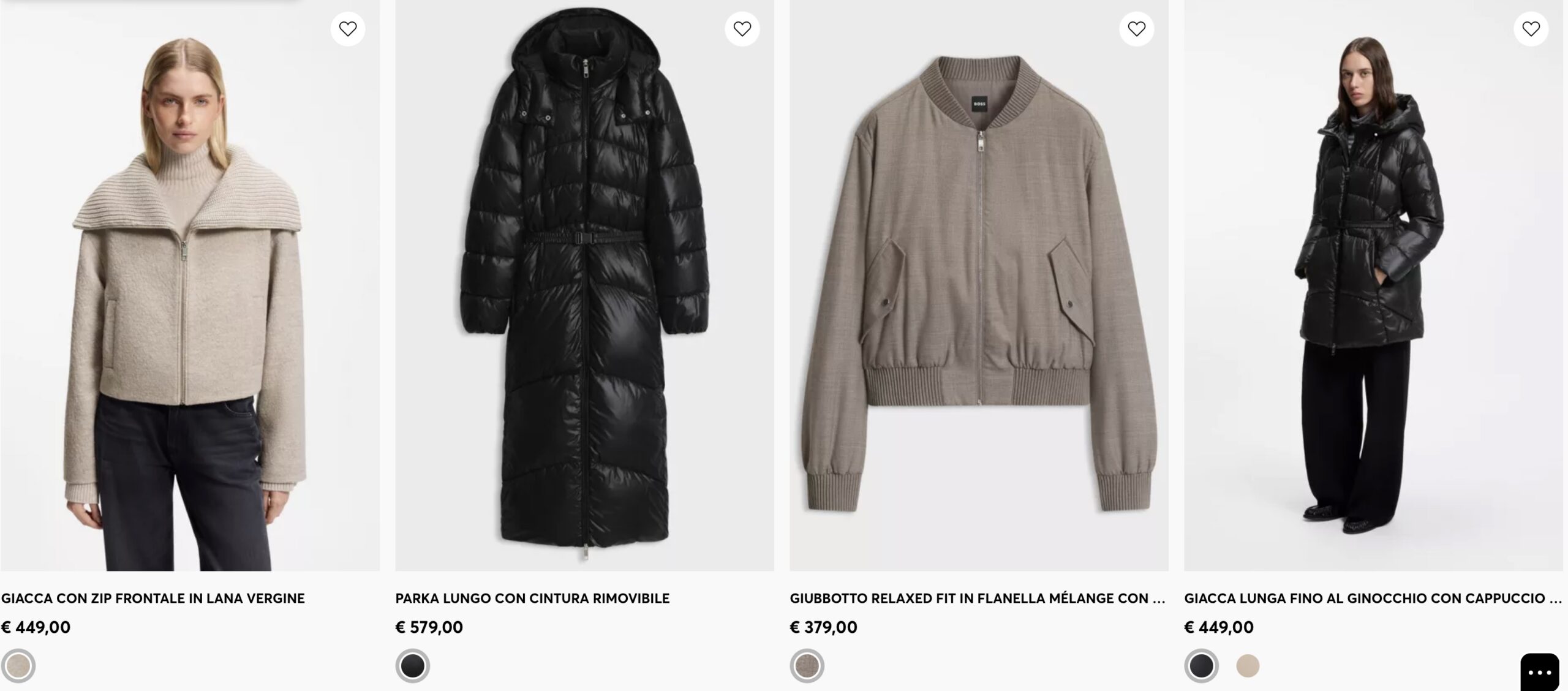 женские куртки Hugo Boss с доставкой в Россию купить через Aukciony