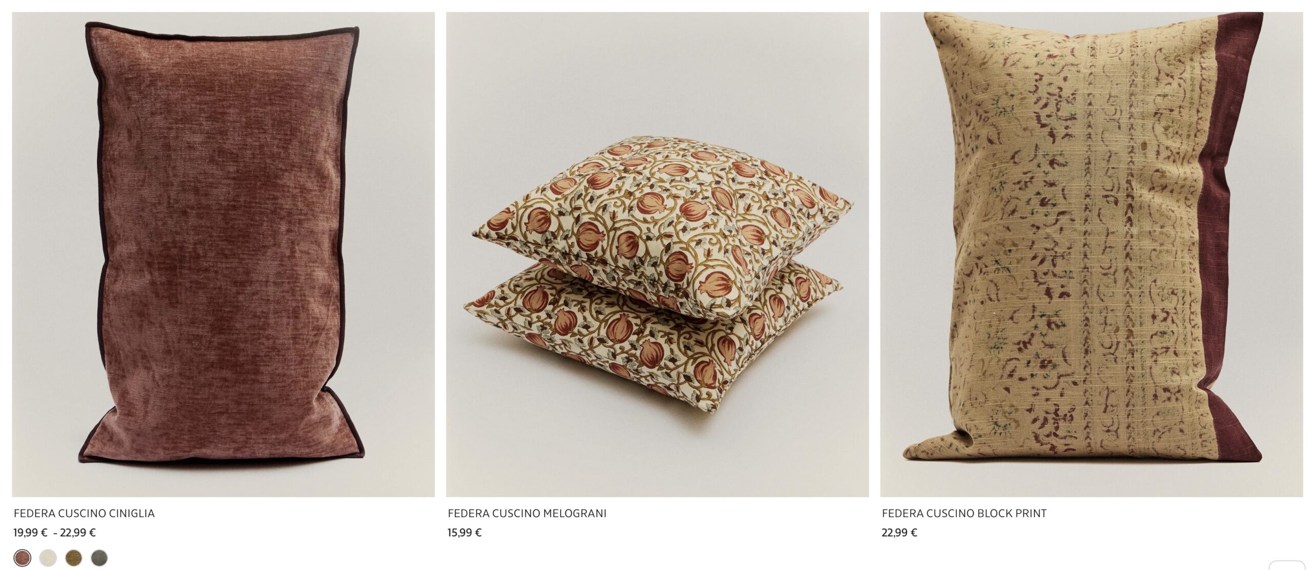 Купить декоративные подушки Zara Home купить с доставкой из Европы