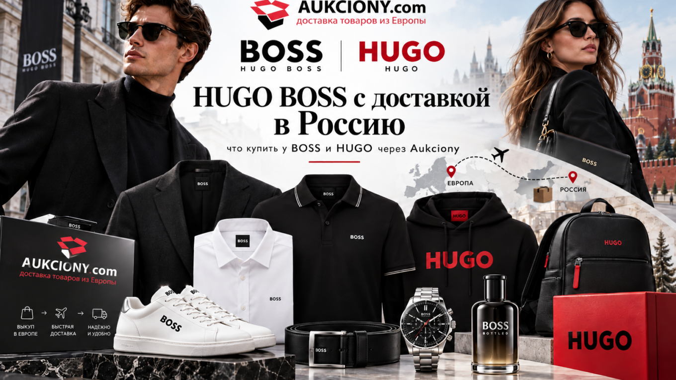 HUGO BOSS с доставкой в Россию: что купить у BOSS и HUGO через Aukciony